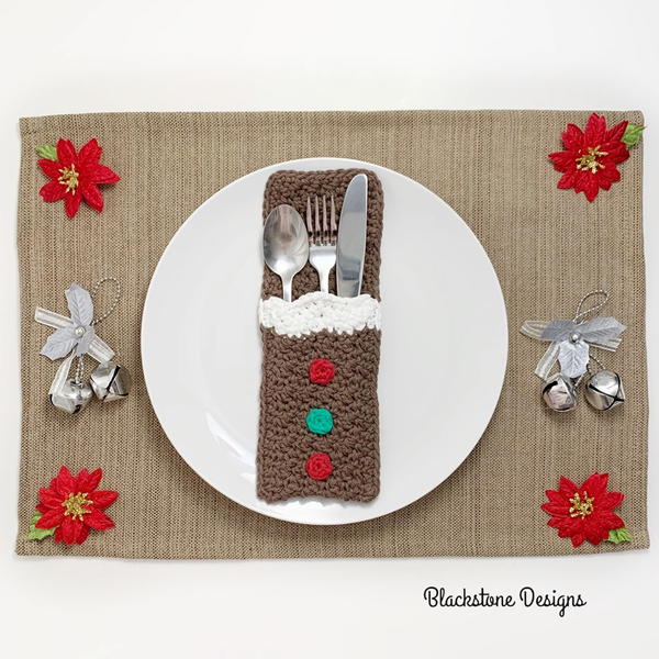 Gingerbread Belly Flatware Holders Gingerbread Belly Flatware Holders