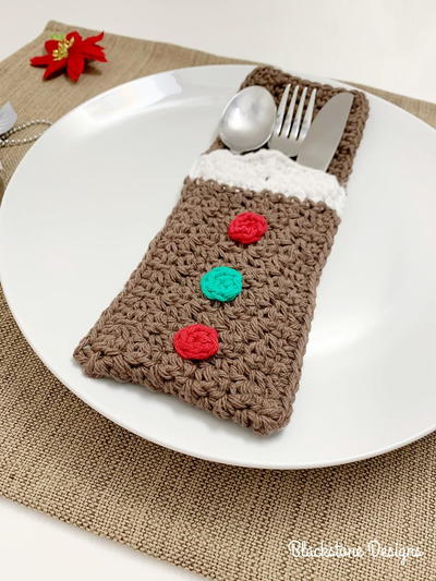Gingerbread Belly Flatware Holders