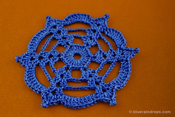 Crochet Lace Spoke Circle Crochet Lace Spoke Circle