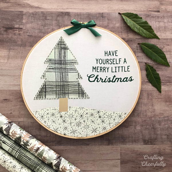 Christmas Embroidery Hoop Christmas Embroidery Hoop