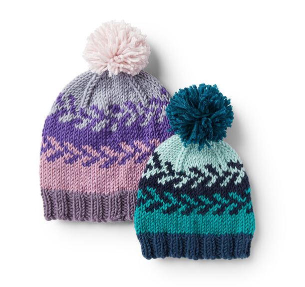 Fair isle winter icelandic colorwork beanie pattern Handknit hat design Tree hat knitting pattern NB to adult sizes