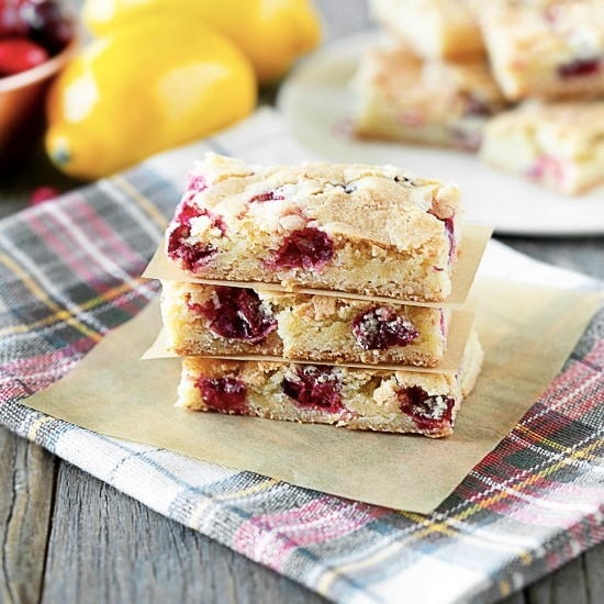 Lemon Cranberry Bars Lemon Cranberry Bars
