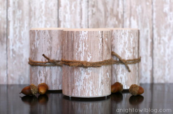 Faux LED Wood Candles Faux LED Wood Candles