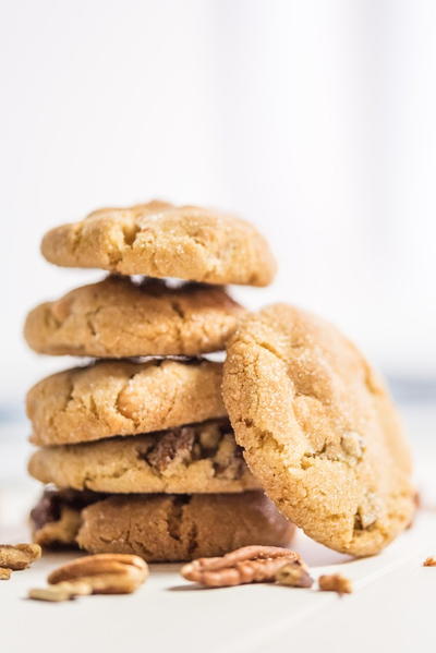 Sweet & Salty Butter Pecan Cookies