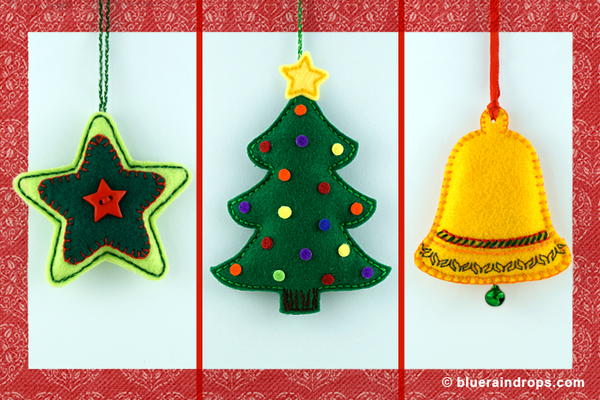 Christmas Felt Ornaments Christmas Felt Ornaments