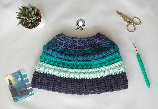 Polar Puff Messy Bun Hat Polar Puff Messy Bun Hat