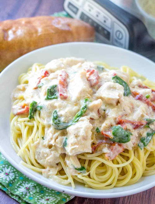 Slow Cooker Chicken Alfredo Slow Cooker Chicken Alfredo