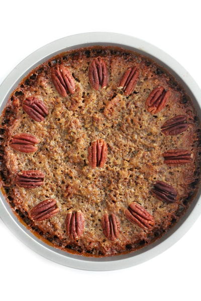 Crustless Pecan Pie without Corn Syrup Gluten-Free Vegan Paleo Crustless Pecan Pie without Corn Syrup (Gluten-Free, Vegan, Paleo)