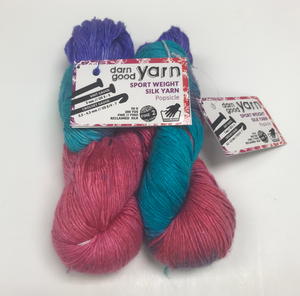Popsicle Sport Weight Silk Yarn Bundle Giveaway