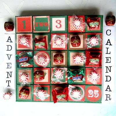 Printable Candy Advent Calendar