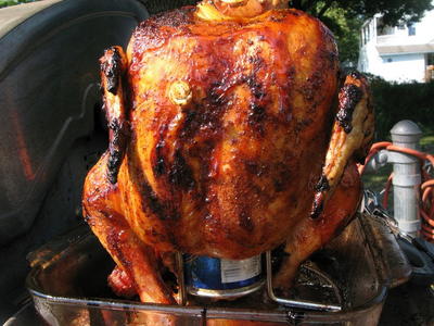 Smoked Beer Can Chicken Smoked Beer Can Chicken