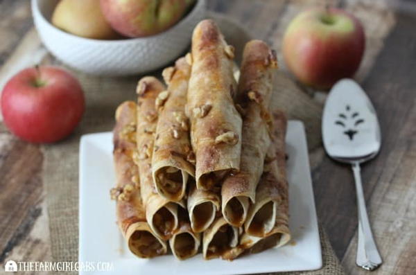 Caramel Apple Walnut Roll-Ups Caramel Apple Walnut Roll-Ups