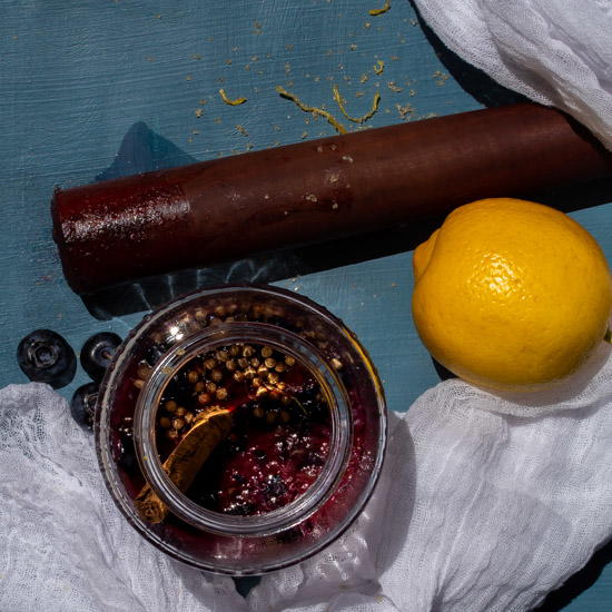 Blueberry shrub syrup Blueberry shrub syrup