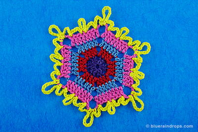 Crochet Snowflake Naxos Crochet Snowflake Naxos
