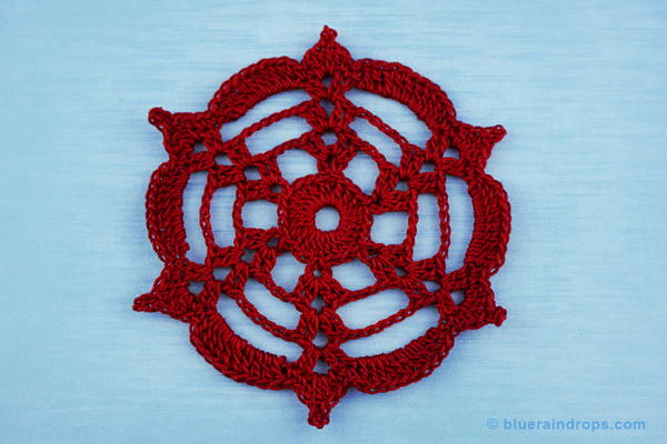 Crochet Lace Spoke Circle Crochet Lace Spoke Circle