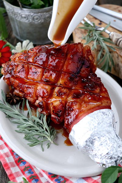 HOMEMADE HAM WITH PINEAPPLE GLAZE HAMON RECIPE HOMEMADE HAM WITH PINEAPPLE GLAZE (HAMON RECIPE)