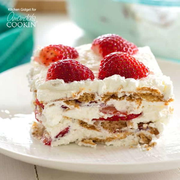 Strawberry Icebox Cake Strawberry Icebox Cake