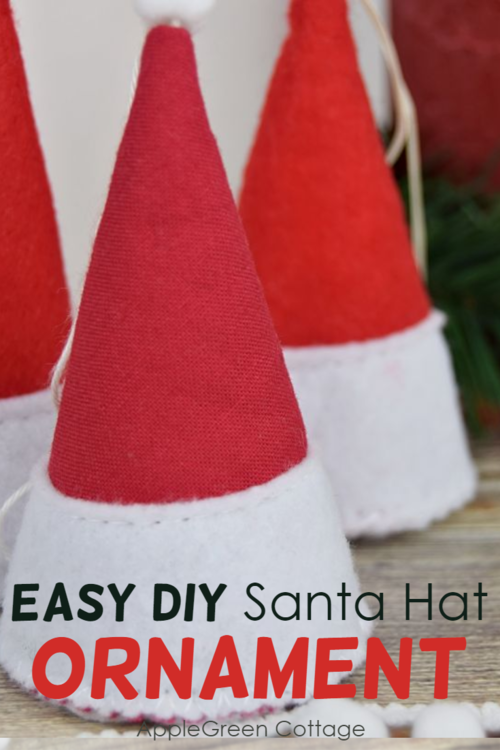 Mini Santa Hat Ornament - Free Pattern in 3 Sizes Mini Santa Hat Ornament - Free Pattern in 3 Sizes