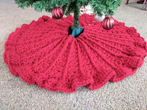 Crochet Christmas Tree Skirt Pattern Crochet Christmas Tree Skirt Pattern