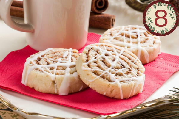 Mrs. Claus' Cinnamon Roll Cookies Mrs Claus Cinnamon Roll Cookies