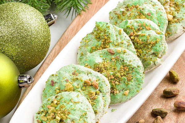 Pistachio Holiday Cookies