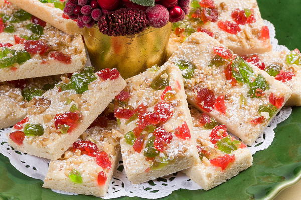 Yuletide Shortbread Logs
