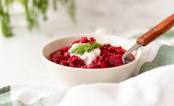 Vegetarian Borscht With Chickpeas Vegetarian Borscht With Chickpeas
