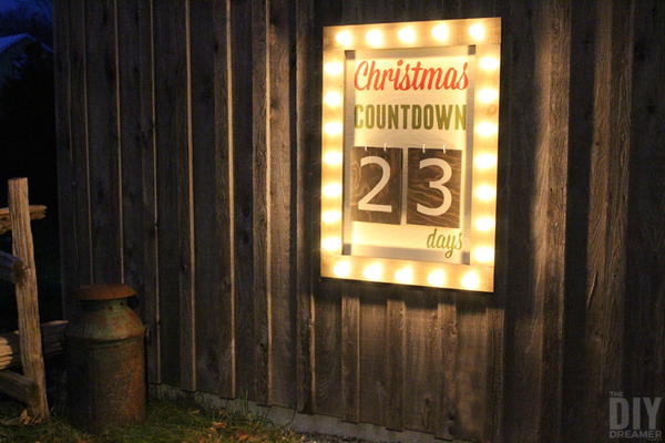 Outdoor Christmas Countdown Outdoor Christmas Countdown