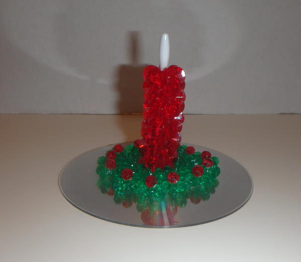 Upcycle old CD into Beautiful Beaded Candle Upcycle old CD into Beautiful Beaded Candle
