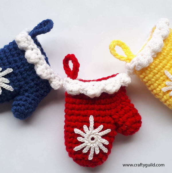 Christmas Mitten Ornaments Christmas Mitten Ornaments