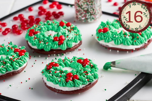 Holiday Wreath Cookies Holiday Wreath Cookies