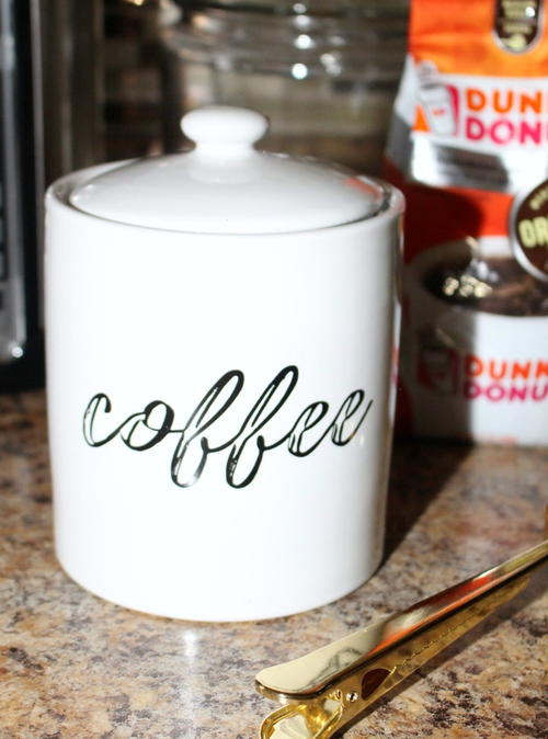 DIY FARMHOUSE INSPIRED COFFEE JAR DIY FARMHOUSE INSPIRED COFFEE JAR