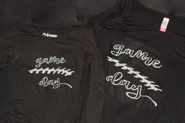 DIY MOMMY ME GAME DAY SHIRTS DIY MOMMY & ME GAME DAY SHIRTS