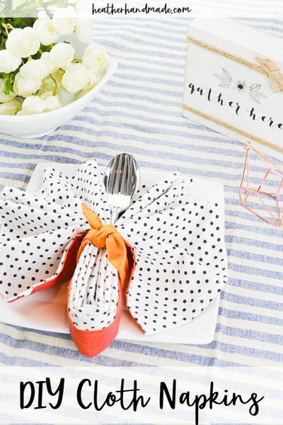 DIY Cloth Napkins DIY Cloth Napkins