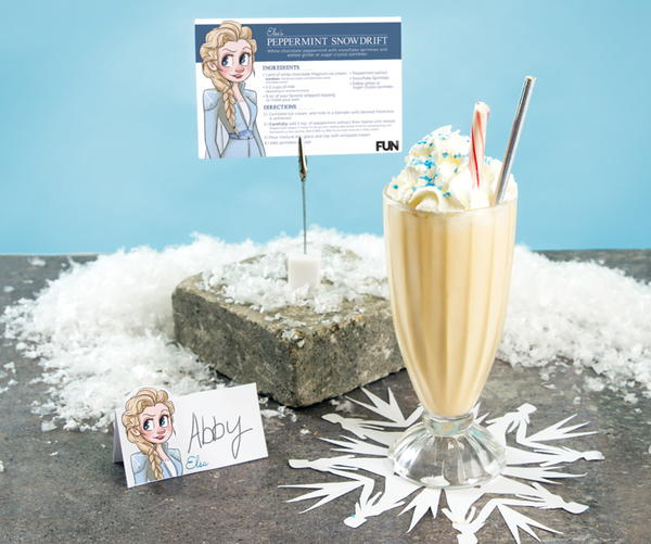 Frozen II Snowflake Patterns Milkshake Recipes and Place Cards Frozen II Snowflake Patterns, Milkshake Recipes, and Place Cards