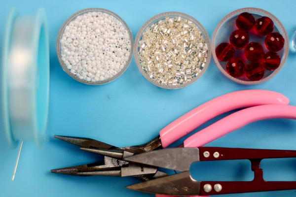 Beebeecraft Tutorials on Making Red Crystal Earrings Beebeecraft Tutorials on Making Red Crystal Earrings