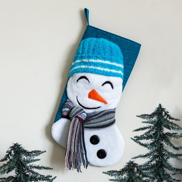 Snowman Christmas Stocking Pattern Snowman Christmas Stocking Pattern