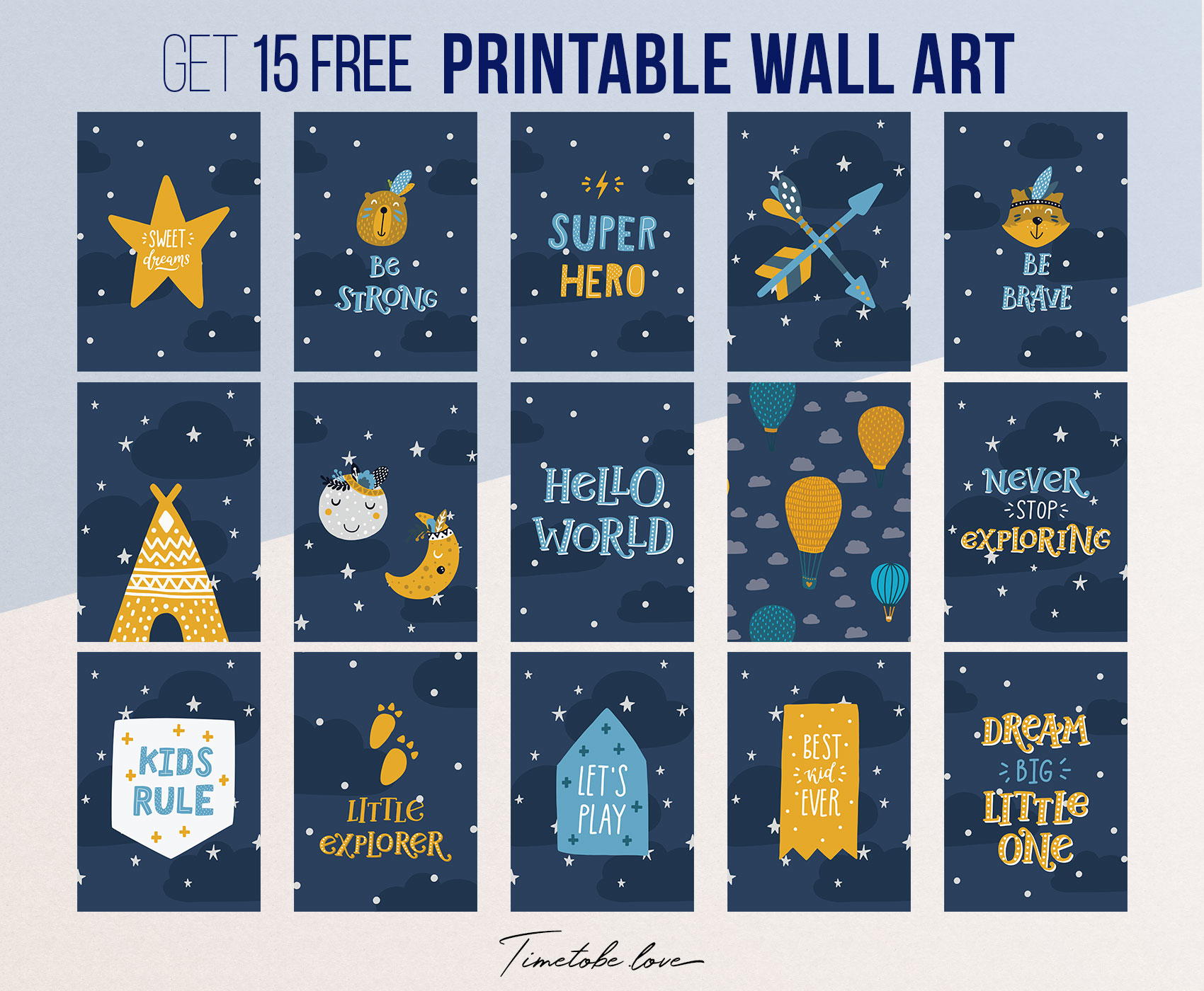 Free Printables for Boy Nursery Navy Ideas | FaveCrafts.com