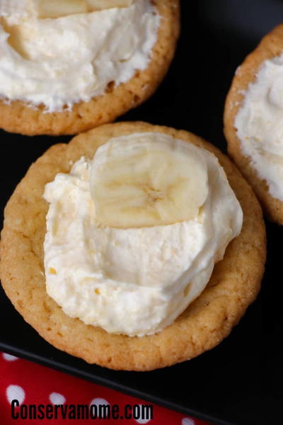 Banana Cream Cookie Cups Banana Cream Cookie Cups