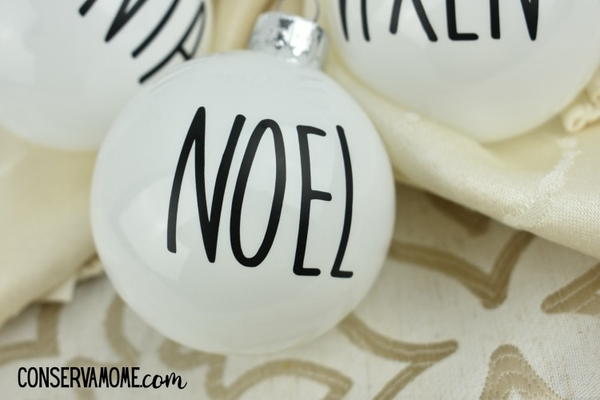 DIY Rae Dunn Inspired Christmas Ornaments DIY Rae Dunn Inspired Christmas Ornaments