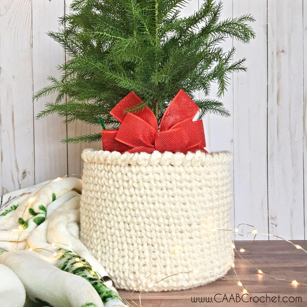 Crochet Planter Basket Crochet Planter Basket