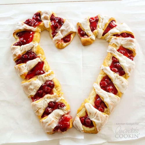 Candy Cane Danish Candy Cane Danish