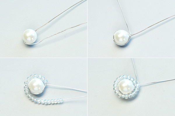 Beebeecraft Tutorials on Making a Round Pearl Necklace Pendant Beebeecraft Tutorials on Making a Round Pearl Necklace Pendant