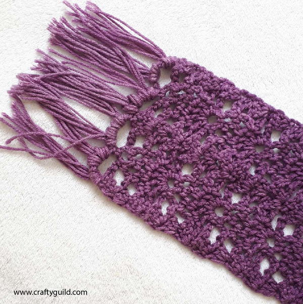 Sweet Berry Crochet Scarf Sweet Berry Crochet Scarf