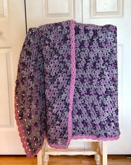 Modern Baroque Design Crochet Throw Modern Baroque Design Crochet Throw