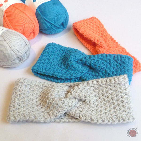 Diagonal Lattice Tunisian Headband Diagonal Lattice Tunisian Headband