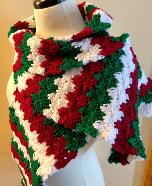 Joyful Holiday Crochet Scarf Pattern Joyful Holiday Crochet Scarf Pattern