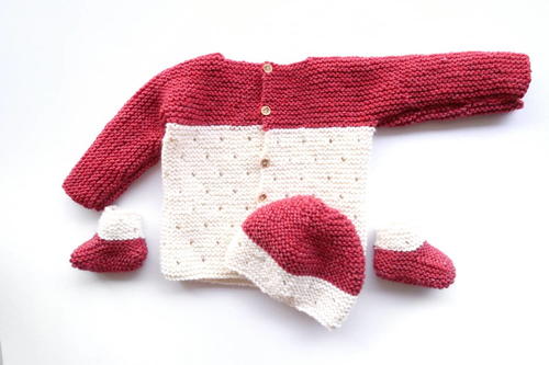 Strawberry Seed Baby Sweater Strawberry Seed Baby Sweater