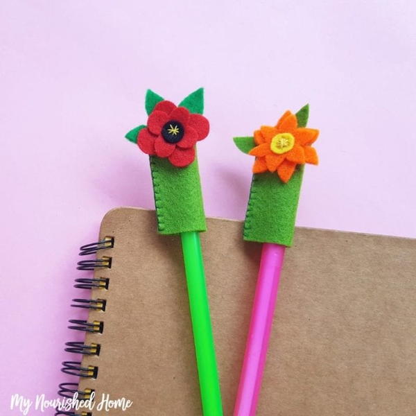 Flower Pencil Toppers Flower Pencil Toppers
