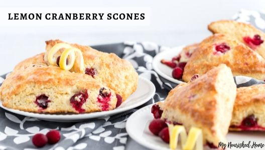 Lemon Cranberry Scones